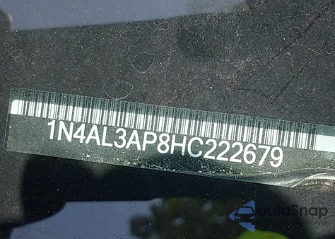 2017 Nissan Altima 2.5 Sr z USA, uszkodzony, nr VIN 1N4AL3AP8HC222679